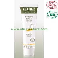 Mascarilla facial Arcilla Amarilla piel seca CATTIER (100ml.)